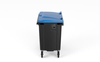 Plastový kontejner 660 L modrý